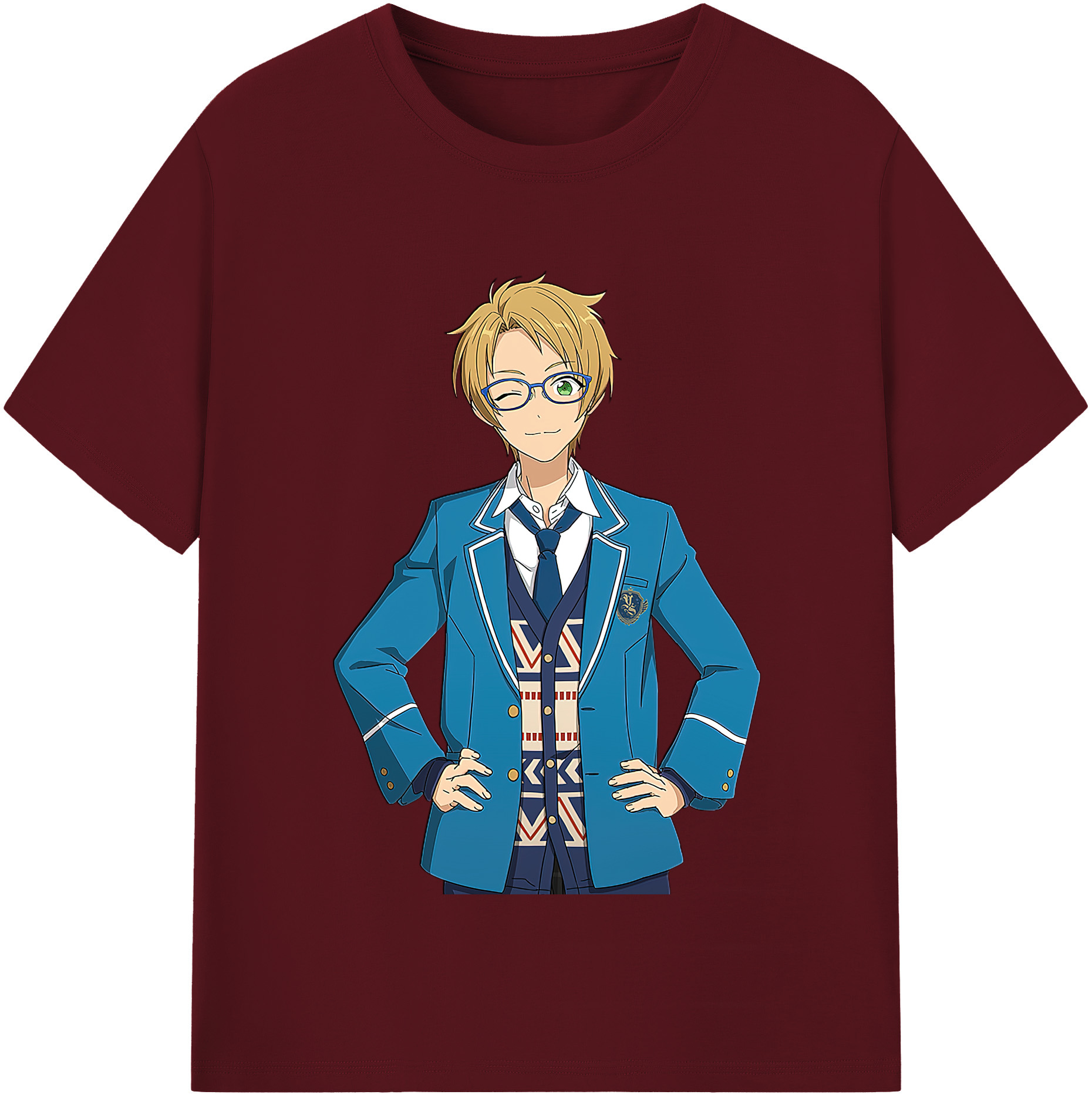 （画像用） あんさんぶるスターズ! Ensemble Stars 綿100％半袖Tシャツ（フロントプリント）
